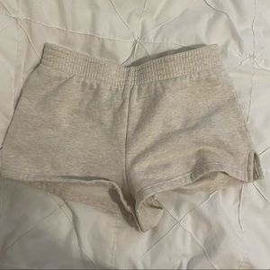 Cozy AF Artizia Sweatshorts in Heather Light Oatmeal